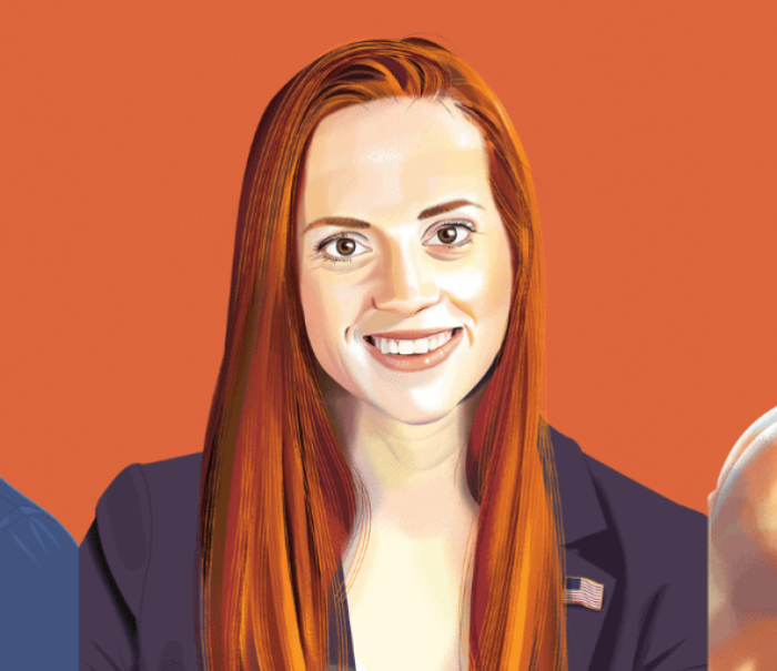Illustration of Peter Dinh, Brianna Hughes, and Mike Rallis