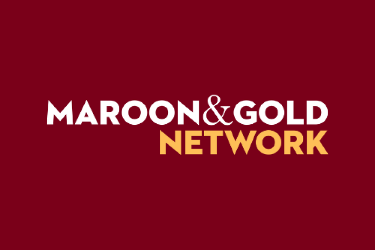 Maroon and Gold Network Logo